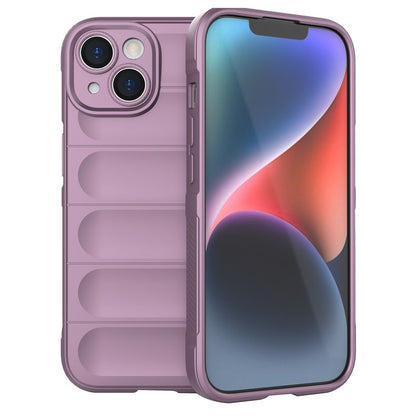 For iPhone 15 Plus Rugged Phone Back Cover Dustproof TPU Case Anti-drop Phone Shell