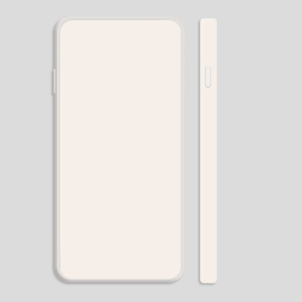 For iPhone 15 Pro Straight Edge Phone Case Fiber Lining Rubberized TPU Back Cover