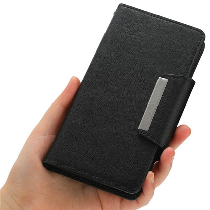 For iPhone 15 Plus PU Leather Detachable Phone Case 2-in-1 Wallet Folio Slim Cover