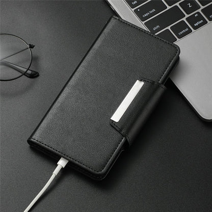 For iPhone 15 Plus PU Leather Detachable Phone Case 2-in-1 Wallet Folio Slim Cover