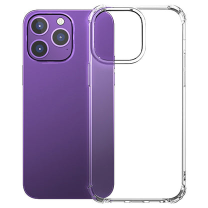 Clear Cell Phone Case for iPhone 15 Pro , TPU Four Corners Reinforced Anti-Fall Cover