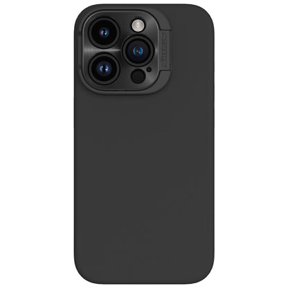NILLKIN Lenswing Magnetic Phone Case for iPhone 15 Pro , Soft Silicone Camera Lens Frame Kickstand Cover