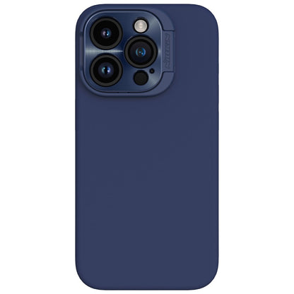 NILLKIN Lenswing Magnetic Phone Case for iPhone 15 Pro , Soft Silicone Camera Lens Frame Kickstand Cover