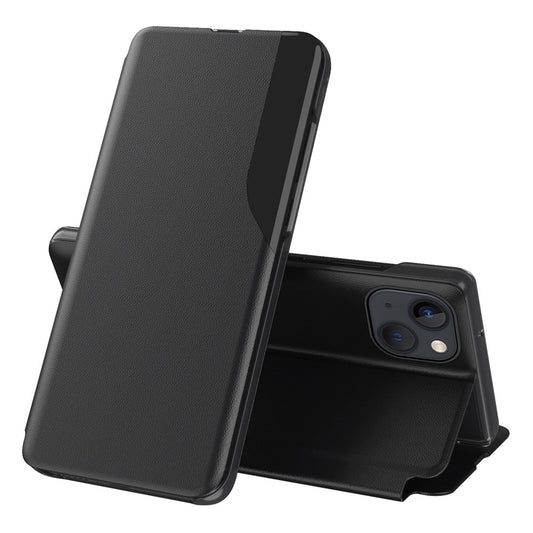 For iPhone 15 Phone Case Folio Flip PU Leather Stand Cover