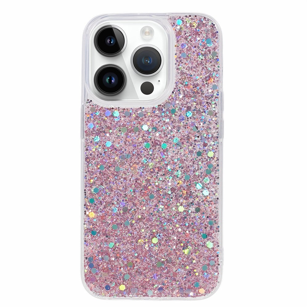 Glitter Case for iPhone 15 Pro Max , Anti-Scratch Soft TPU Phone Cover