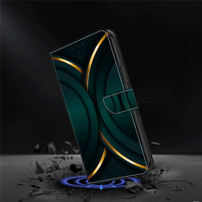 For iPhone 15 Pro Max 3D Pattern Printed PU Leather Cover Stand Wallet Flip Phone Case