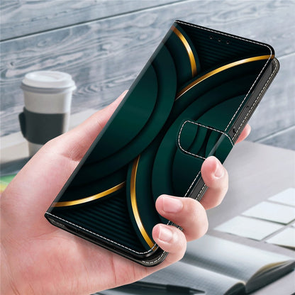 For iPhone 15 Pro Max 3D Pattern Printed PU Leather Cover Stand Wallet Flip Phone Case