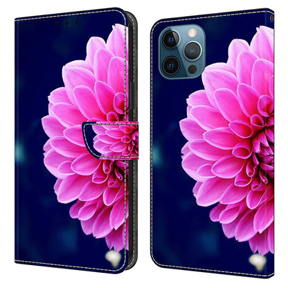 For iPhone 15 Pro Max 3D Pattern Printed PU Leather Cover Stand Wallet Flip Phone Case