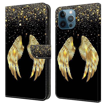 For iPhone 15 Pro Max 3D Pattern Printed PU Leather Cover Stand Wallet Flip Phone Case