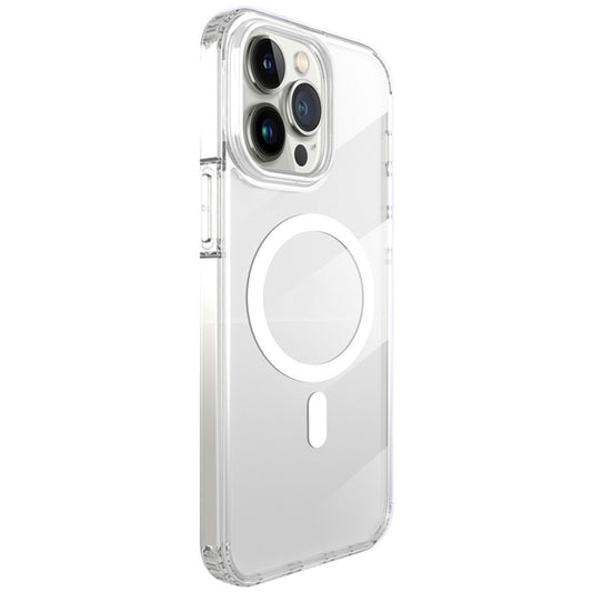X-LEVEL Crystal Clear Series Slim Phone Case for iPhone 15 Pro Max Anti-Drop TPU+PC Phone Case Compatible with MagSafe