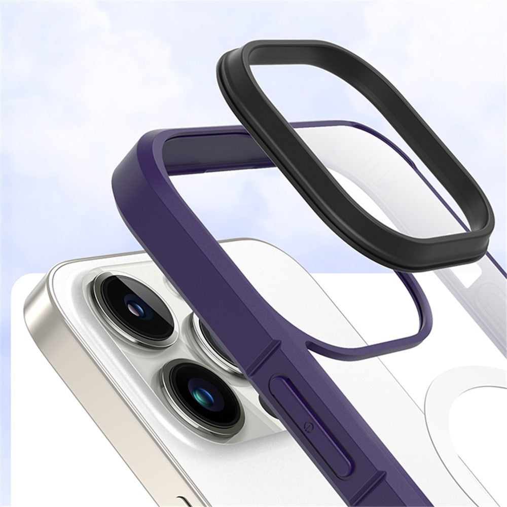 X-LEVEL Crystal Clear Series Slim Phone Case for iPhone 15 Pro Max Anti-Drop TPU+PC Phone Case Compatible with MagSafe