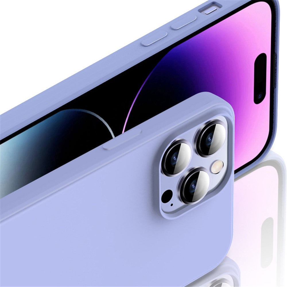 X-LEVEL For iPhone 15 Pro Soft TPU Phone Case Liquid Silicone Texture Shockproof Cover