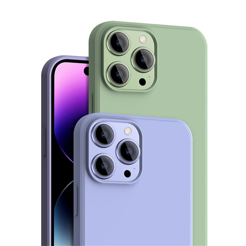 X-LEVEL For iPhone 15 Pro Soft TPU Phone Case Liquid Silicone Texture Shockproof Cover