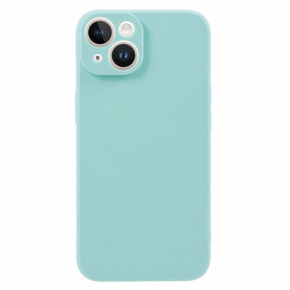 For iPhone 15 Straight Edge Phone Case Soft TPU Lens Precise Cutout Anti-scratch Cover