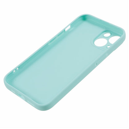 For iPhone 15 Straight Edge Phone Case Soft TPU Lens Precise Cutout Anti-scratch Cover