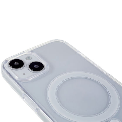 For iPhone 15 Plus Clear Magnetic Phone Case Compatible with MagSafe Acrylic + TPU Drop-proof Cover