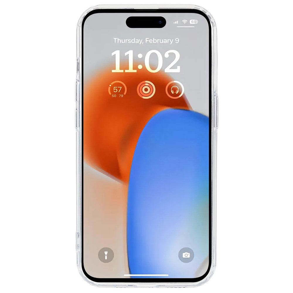 For iPhone 15 Pro Max Clear Protective Cover Acrylic+TPU Magnetic Phone Case Compatible with MagSafe