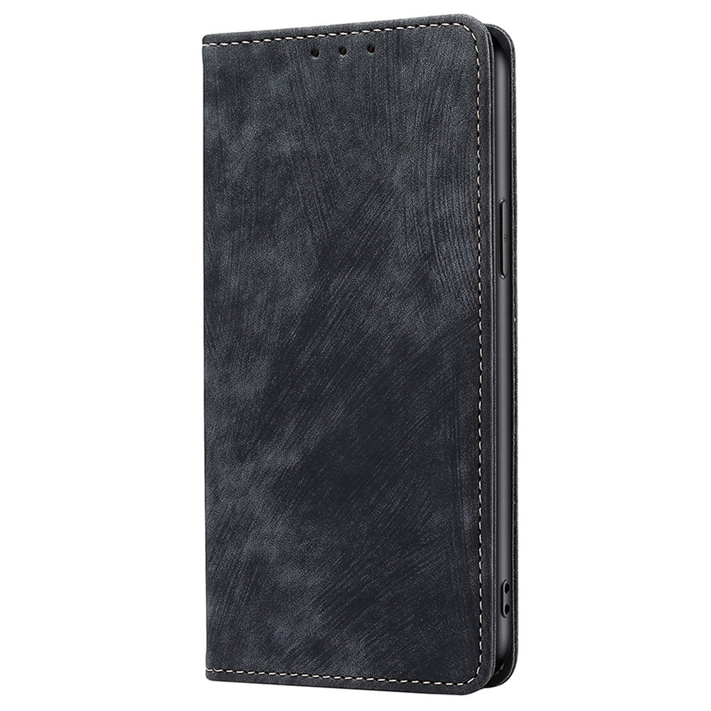 For iPhone 15 Pro Anti-drop Leather Wallet Phone Case RFID Blocking Folding Stand Cover