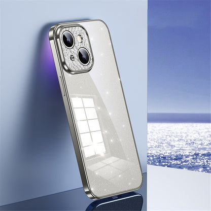 SULADA XingZuan Series Phone Case for iPhone 15 Plus , Glitter Rhinestone Decor Electroplating Soft TPU Back Cover