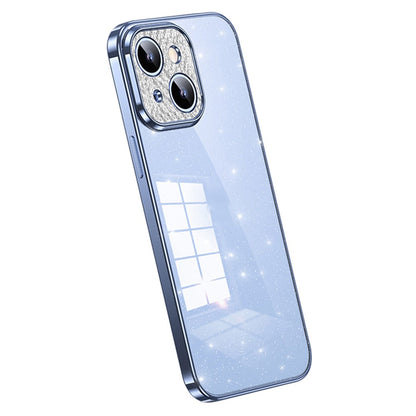 SULADA XingZuan Series Phone Case for iPhone 15 Plus , Glitter Rhinestone Decor Electroplating Soft TPU Back Cover