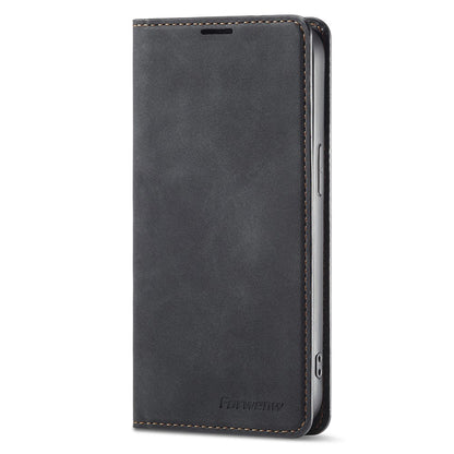 FORWENW Fantasy Series Phone Case for iPhone 15 Pro , Skin-touch Leather Phone Cover Shell Wallet