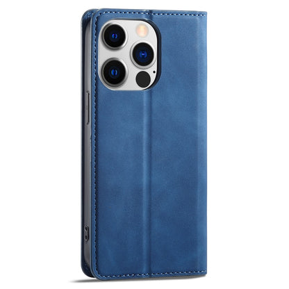 FORWENW Fantasy Series for iPhone 15 Pro Max Skin-touch PU Leather Magnetic Phone Case Phone Cover Wallet
