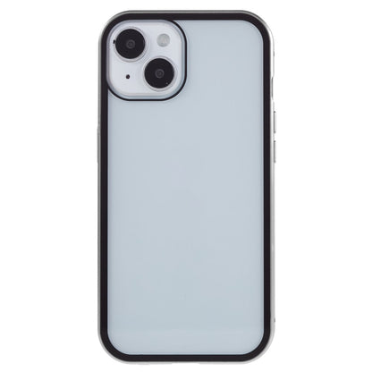 For iPhone 15 Plus Anti-Spy Phone Case Magnetic Adsorption Metal Frame + Double-sided Tempered Glass Shockproof Cover