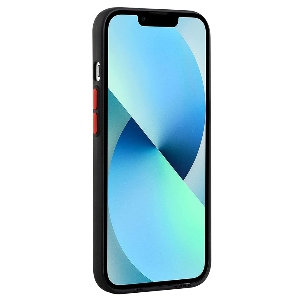 For iPhone 15 Plus Soft TPU Phone Case Drop-proof Back Cover with Card Slot