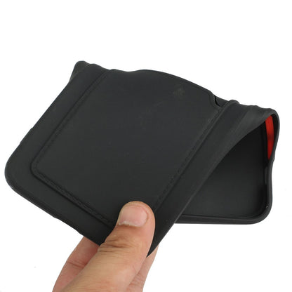 For iPhone 15 Plus Soft TPU Phone Case Drop-proof Back Cover with Card Slot