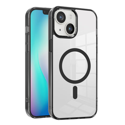 Phone Case Compatible with MagSafe for iPhone 15 , PC + TPU Transparent Phone Cover
