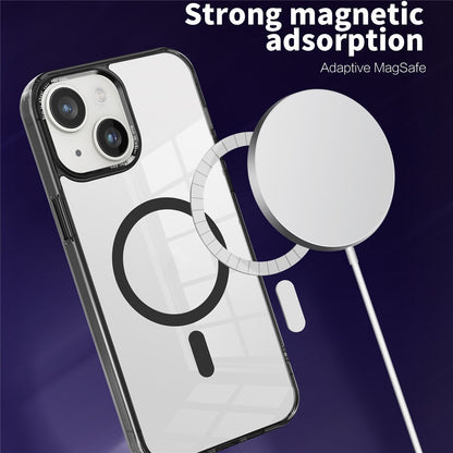 Phone Case Compatible with MagSafe for iPhone 15 , PC + TPU Transparent Phone Cover