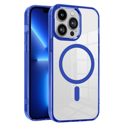 For iPhone 15 Pro Magnetic Phone Case Compatible with MagSafe PC + TPU Transparent Cover