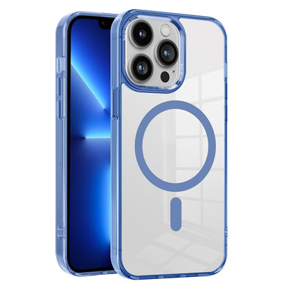 For iPhone 15 Pro Max Compatible with MagSafe Phone Case PC + TPU Transparent Cellphone Cover