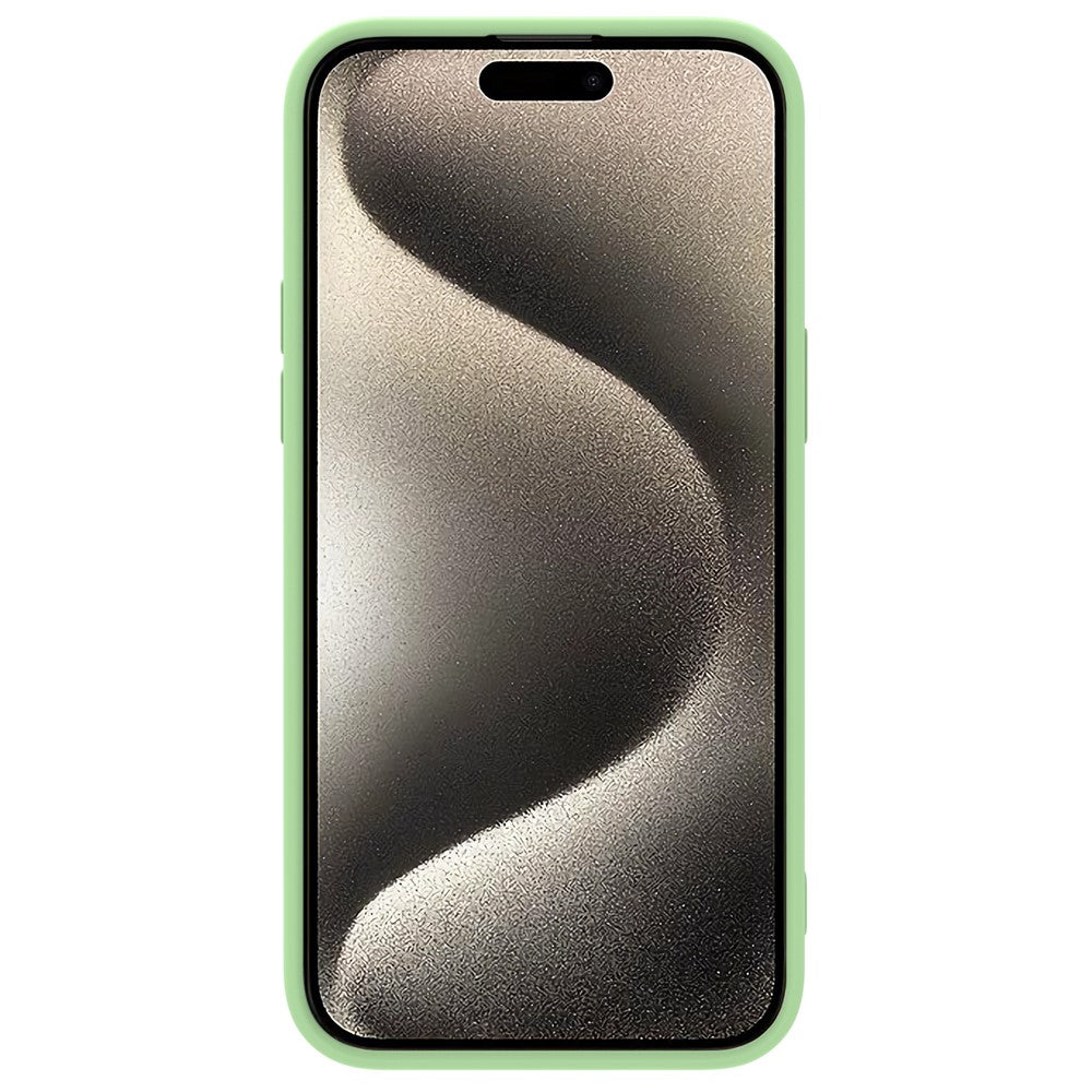 NILLKIN For iPhone 15 Pro PC + Silicone Phone Case Slide Camera Lid Anti-Drop Cover Compatible with MagSafe