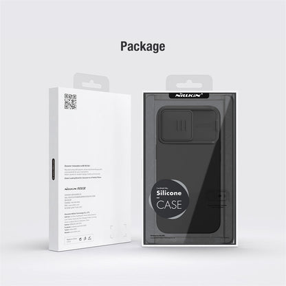 NILLKIN For iPhone 15 Pro PC + Silicone Phone Case Slide Camera Lid Anti-Drop Cover Compatible with MagSafe