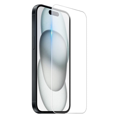 NORTHJO 3 in 1 Clear Case for iPhone 15 Case with HD Tempered Glass Screen Protector / Camera Lens Film