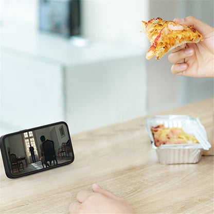 For iPhone 15 Pro Max Kickstand Phone Case Anti-Scratch TPU+Acrylic Magnetic Cover