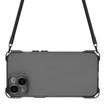 For iPhone 14 Plus Case Shockproof TPU Cell Phone Cover Shell with Hanging Rope