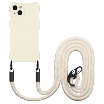 For iPhone 14 Plus Case Shockproof TPU Cell Phone Cover Shell with Hanging Rope