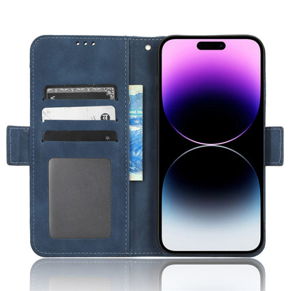 For iPhone 15 Pro Cover Multiple Card Slots Leather Wallet Stand Phone Case