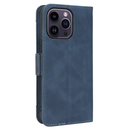 For iPhone 15 Pro Cover Multiple Card Slots Leather Wallet Stand Phone Case