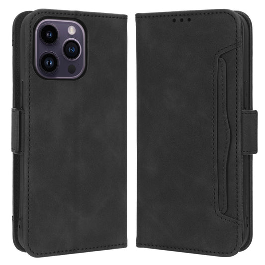 For iPhone 15 Pro Max Case PU Leather Wallet Shockproof Stand Phone Cover