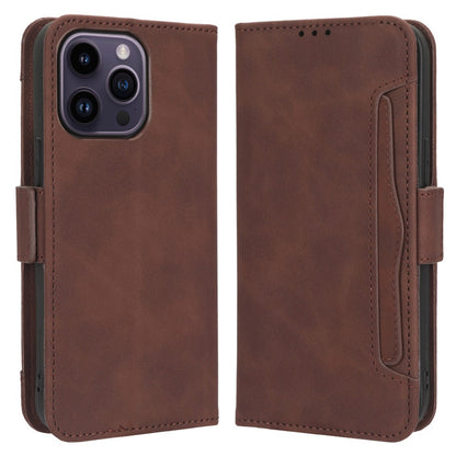 For iPhone 15 Pro Max Case PU Leather Wallet Shockproof Stand Phone Cover