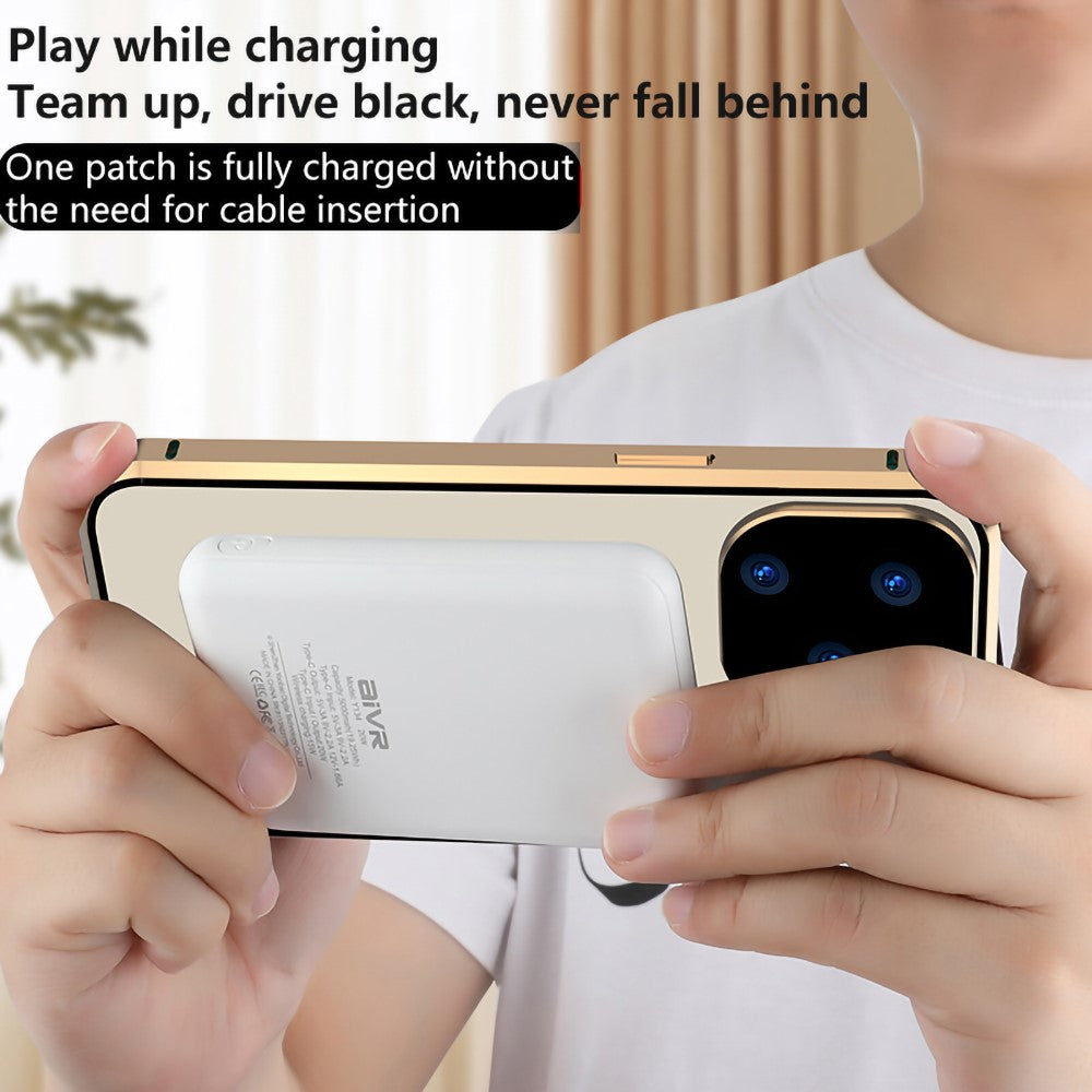 For iPhone 15 Pro Max Case Double Sided HD Tempered Glass Phone Cover Compatible with MagSafe