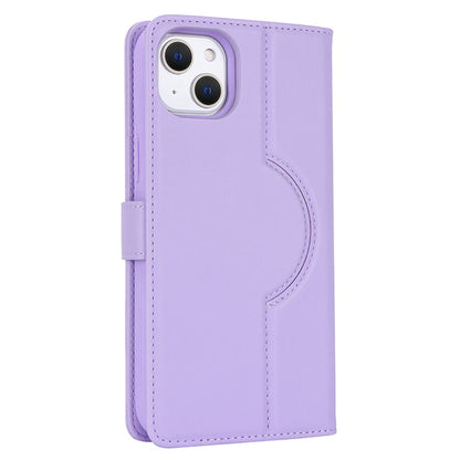 For iPhone 14 / 13 6.1 inch Case Anti-Drop Detachable PU Phone Cover Compatible with MagSafe