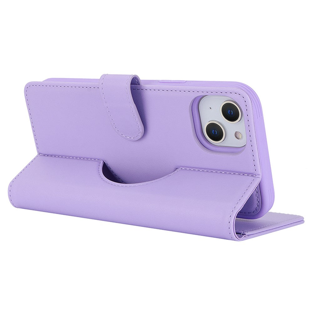 For iPhone 14 / 13 6.1 inch Case Anti-Drop Detachable PU Phone Cover Compatible with MagSafe