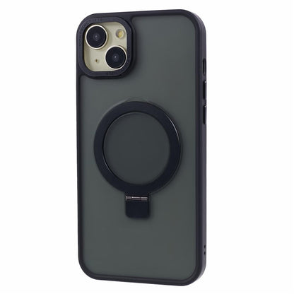 For iPhone 14 Plus Case Compatible with MagSafe Skin-Touch Kickstand TPU+PC Phone Shell