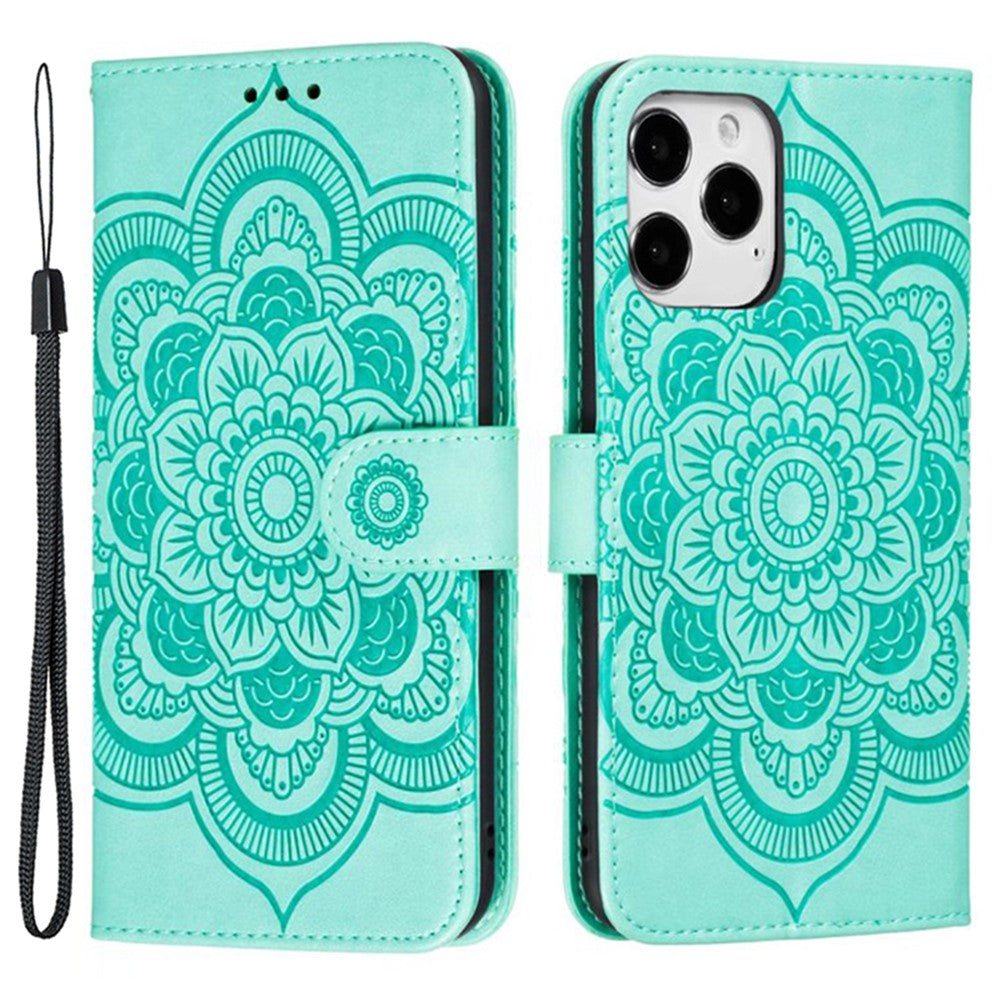 For iPhone 15 Pro Max PU Leather Case Stand Magnetic Closure Phone Cover