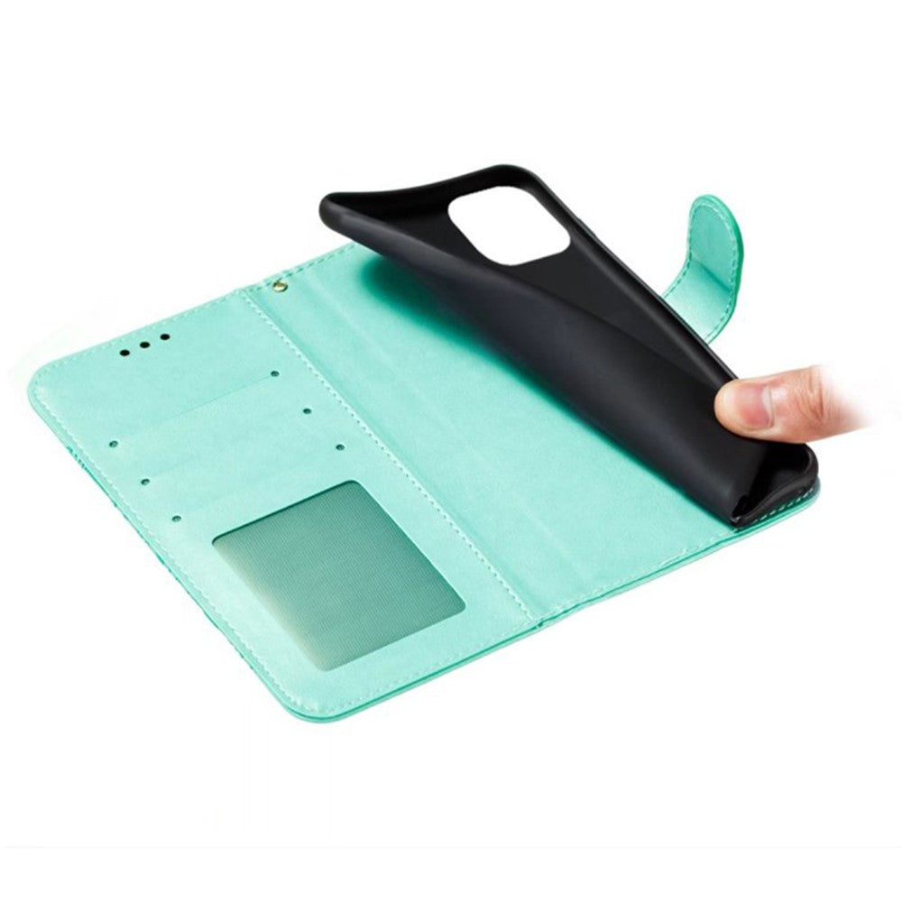For iPhone 15 Pro Max PU Leather Case Stand Magnetic Closure Phone Cover