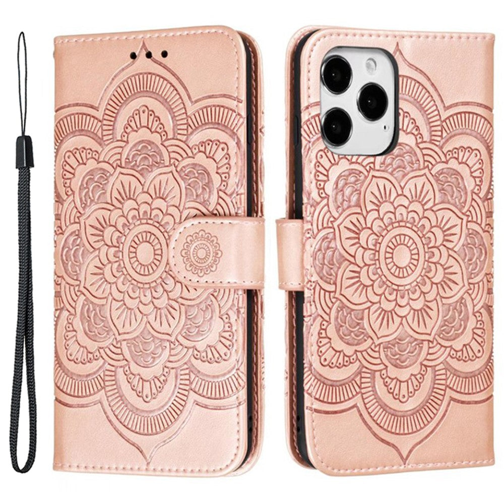 For iPhone 15 Pro Max PU Leather Case Stand Magnetic Closure Phone Cover